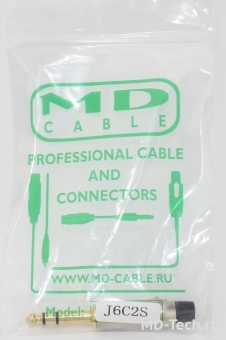 MD Cable J6C2S Разъем Jack 1/4"