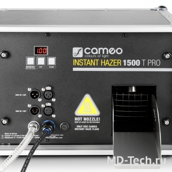 CAMEO INSTANT HAZER 1500 T PRO Туровая дым-машина с микропроцессорным управлением.