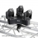 CAMEO HYDRABEAM 300W - Комплект световой «вращающийся эффект» с 3-мя сверхбыстрыми мини-головами типа BEAM 3х10Вт. White