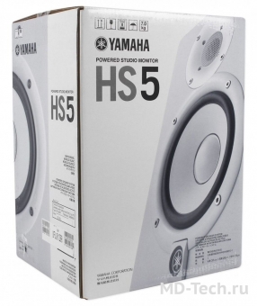 Yamaha HS5W/E- активная мониторная акустическая система белого цвета
