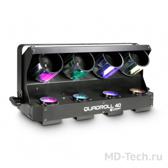 CAMEO QuadRoll 40 Световой светодиодный прибор мини сканер с четырьмя зеркальными барабанами RGBW 4х10 Вт. 