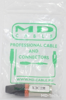 MD Cable X3C2M Разъем XLR (Папа) 