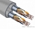 MD Cable DA-C5eFlex-M2 SFTP Профессиональный мультикор Cat 5e SFTP и цифровой аудио через Ethernet кабель 2 линии 4x2x0,22 мм2 в двойной изоляции и с двойным (плетеным и алюминиевым) экраном -25°C To +70°C. 150 метров