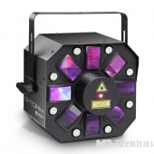 CAMEO STORM световой прибор эффектов 3 в 1, 5 x 3 Вт RGBWA Дерби, стробоскоп и решетчатый лазер.
