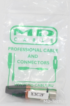 MD Cable X3C2F Разъем XLR (Мама) 