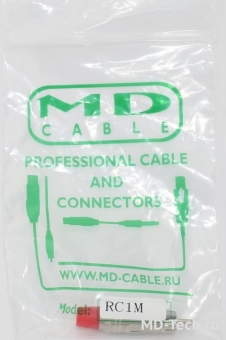MD Cable RC1M-RD Разъем RCA