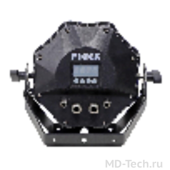 Fidek FLPW-6583 Наружный заливной светодиодный светильник высокой мощности 54x6Вт RGB (3-в-1), в черном корпусе с защитой IP66