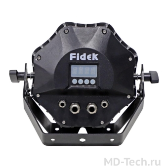 Fidek FLPW-10288 Наружный заливной светодиодный светильник высокой мощности 24x10Вт RGBW (4-в-1), в черном корпусе с защитой IP66
