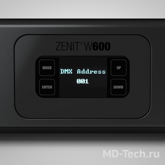 CAMEO ZENIT W600 Наружный светодиодный PAR прожектор 40х15Вт RGBW Cree (4-в-1) в черном корпусе и с классом защиты IP65